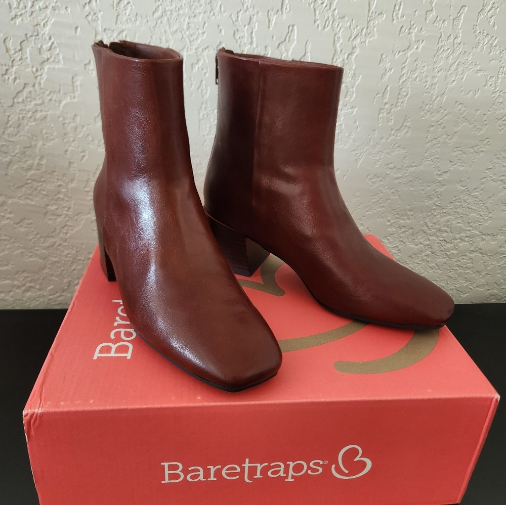 BareTraps Women's Rich Mahogany Heeled Boots